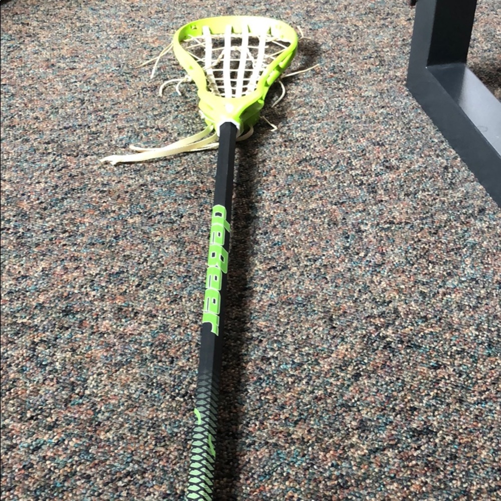 deBeer lacrosse stick. only used for one season.
